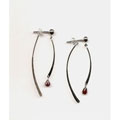 Garnet Drop Earrings (Dominican Republic)