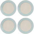 Caldo-Freddo Toscana Blue 4-piece Dinner Plate Set