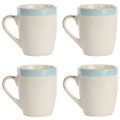 Caldo-Freddo Toscana Blue 4-piece Mug Set