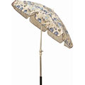 Blue/ Beige Floral 7.5-foot Patio Umbrella