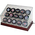 Glass 15-puck Ice Light-up Display Case