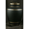 Black Gold Brass Keepsake Urn