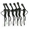 'Dance of Unity' Wrought Iron Sculpture (India)