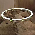 Sterling Silver Peridot 'Pristine' Bracelet (India)