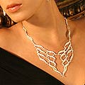 Sterling Silver 'Filigree Princess' Necklace (Peru)