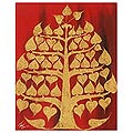 'Passion in Red' Unframed Canvas Art (Thailand)