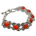 'Radiant Queen' Carnelian Bracelet (Indonesia)