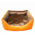 Puppalups Satin and Velour Pet Cuddler Bed
