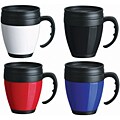 Assorted Color 4-piece 10-ounce Coffee Mug Set