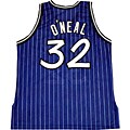 Shaquille O'Neal Blue Authentic Magic Jersey