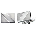Titanium Brushed Finish Cuff Links