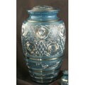 Classic Mystic Blue Large/ Adult Brass Urn