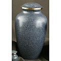 Classic Earth Stone Granite Large/ Adult Brass Urn