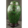 Imperial Jade Cloisonne Large Urn