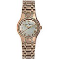 Lucien Piccard Women's Rose Goldtone Diamond Watch