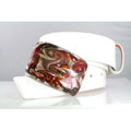 Venetiaurum Murano Belt with Glass Buckle