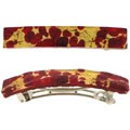 Genuine Italian Murano Red/ Gold Glass Hair Clip