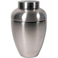 Deluxe Sterling Stainless Steel Keepsake Urn