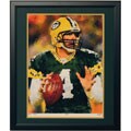 Brett Favre Football Framed Art Print