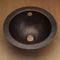 Hand-hammered 12-inch Copper Sink