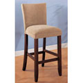 Empire Taupe Microrfiber Barstools (Set of 2)