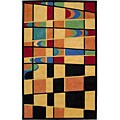 Handcrafted Contemporary Rug (3'6 x 5'6)