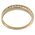14k Yellow Gold 1/4ct TDW Diamond Anniversary Ring (E-F, I1)