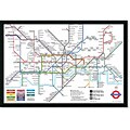 London Underground Map Framed PosterZ