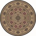 Magestic Traditional Round Rug (5'3 Round)