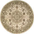 Hand-tufted Golden Crown Gold Wool Rug (6' Round)
