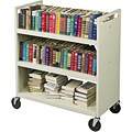 Balt Double-sided Book Cart
