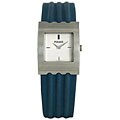 Pulsar Women's White Dial Blue Leather Strap Watch