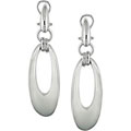 Sterling Silver Clip Back Drop Earrings