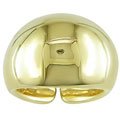 Yellow Goldplated Sterling Silver Dome Ring