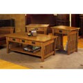 Mission Solid Oak 3-piece Coffee and End Table Set