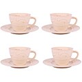 Imperio Cream 8-piece Cup and Saucer Set
