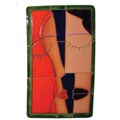Kissing Couple Mosaic Tile Painting