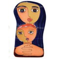 Small Mother Mosaic Tile Painting