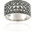 Sterling Silver Vintage-style Marcasite Ring