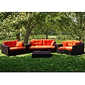 Lexington All Weather Aluminum/ Wicker Patio Set