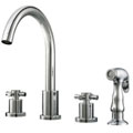 Pegasus Widespread Kitchen Faucet with Spray