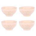 Imperio Collection Cream 4-Piece Bowl Set