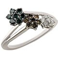 14k White Gold 1/2ct TDW Diamond Flower Ring (I-J, I2)