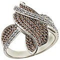 14k Gold 1ct TDW Champagne/ White Diamond Ring (I-J, I2)
