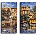 Malcom Surridge 'Harbour View & Heights' Art (Set of 2)