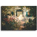 Abbott Graves 'Doorway and Garden' Unframed Canvas Art