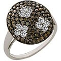 14k White Gold 1ct TDW Champagne Diamond Ring (I-J, I2)