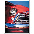 David Wendel 'City Truck' Signed Unframed Canvas