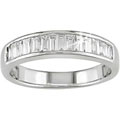 18k Gold 3/4ct TDW Diamond Semi-eternity Band (G-H, VVS-VS)