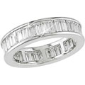 18k White Gold 3ct TDW Diamond Eternity Ring (G-H, VVS-VS)